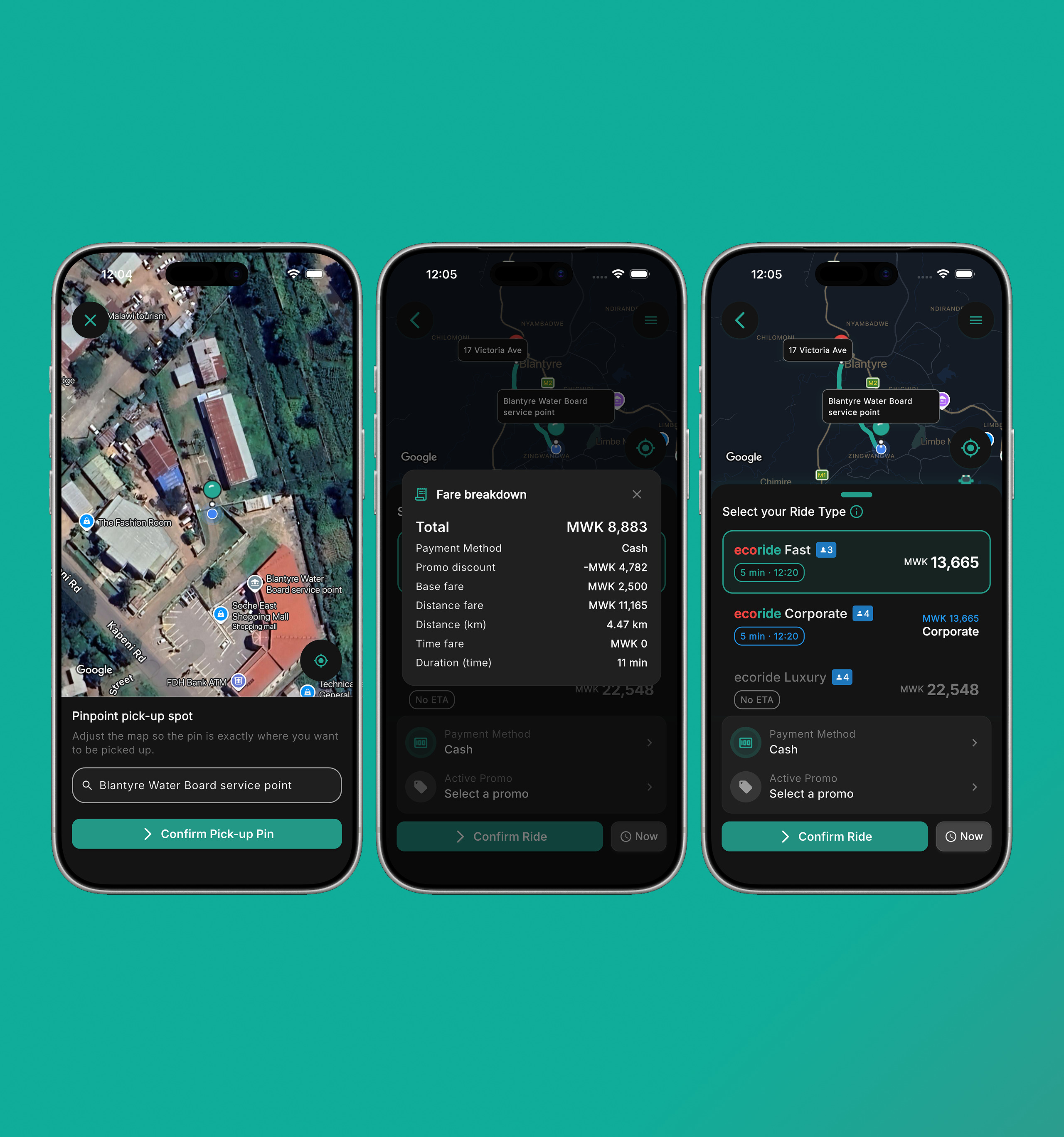 Ecoride interface screenshot 6